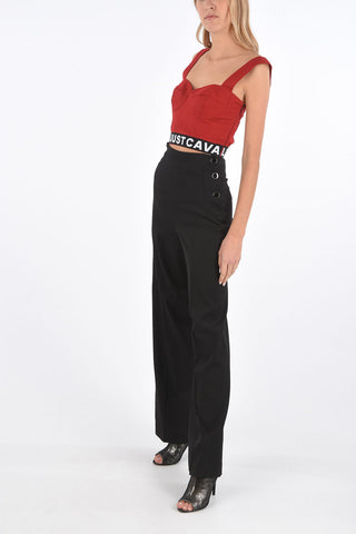 high-rise waist palazzo  pants