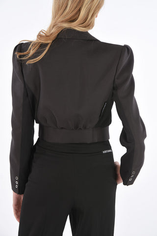 peak lapel crop Jacket