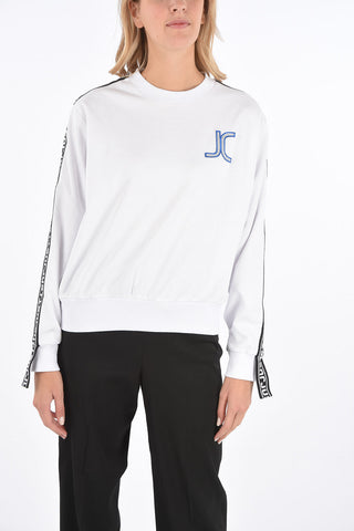logoed side band crew-neck sweatshirt