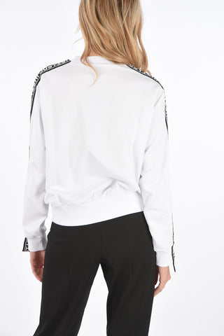 logoed side band crew-neck sweatshirt