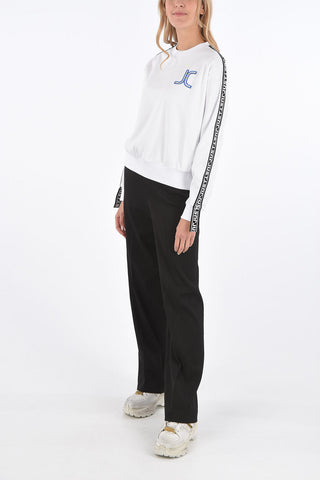 logoed side band crew-neck sweatshirt