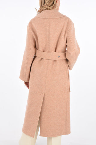 Virgin Wool Belted LAB SPORT Maxi Coat