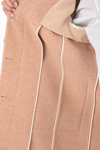Virgin Wool Belted LAB SPORT Maxi Coat