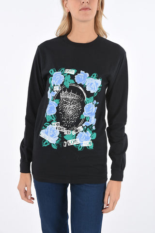 printed long sleeve t-shirt