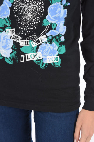 printed long sleeve t-shirt