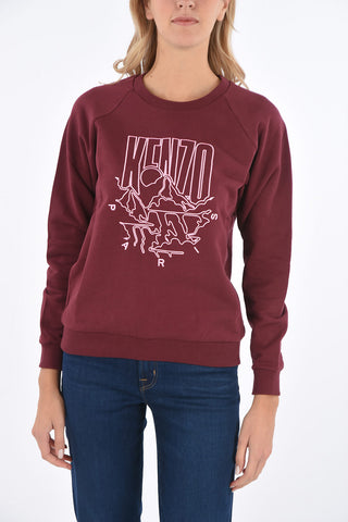embroidered crew-neck sweatshirt