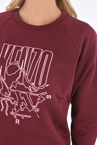 embroidered crew-neck sweatshirt