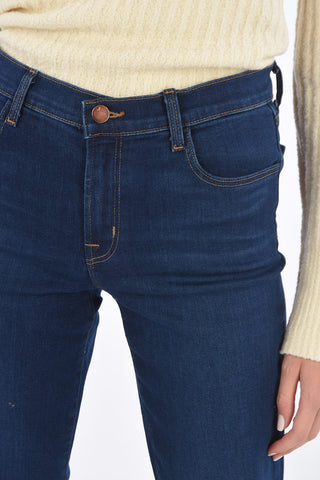 Mid-rise waist ADELE straight fit jeans