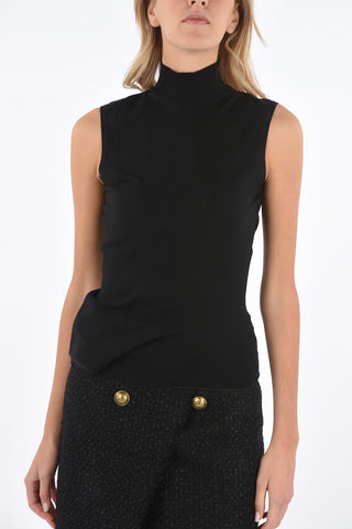 sleeveless turtleneck body