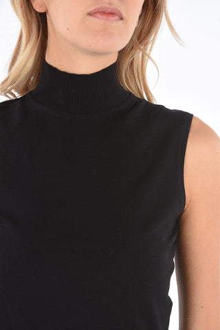 sleeveless turtleneck body