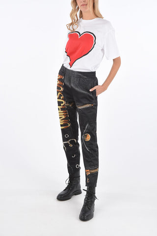 COUTURE! pantalone jogger stampato
