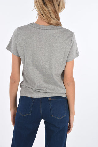 tiger embroidered crew-neck t-shirt