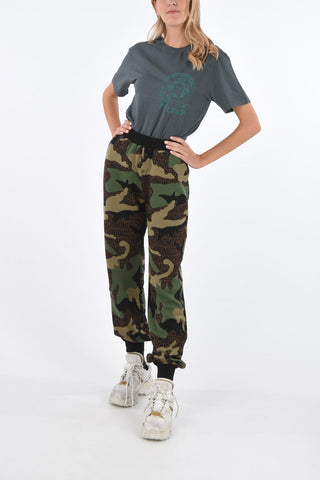COUTURE! camouflage drawstring waist jogger pants