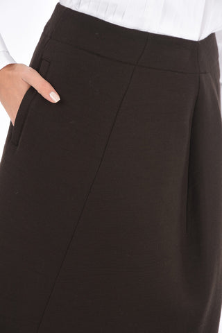 Gonna Flare con Tasche a Filo