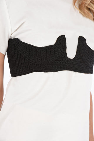 Braided Canvas Bra