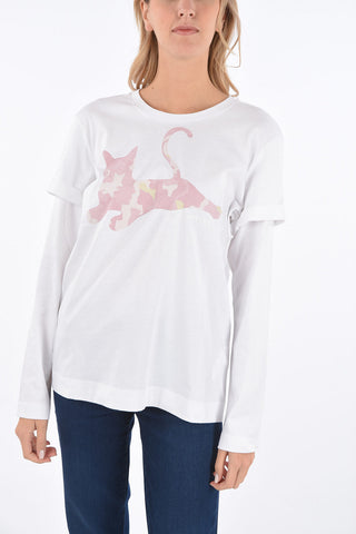 printed long sleeve t-shirt