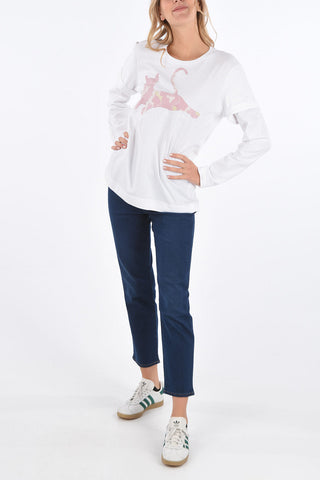 printed long sleeve t-shirt