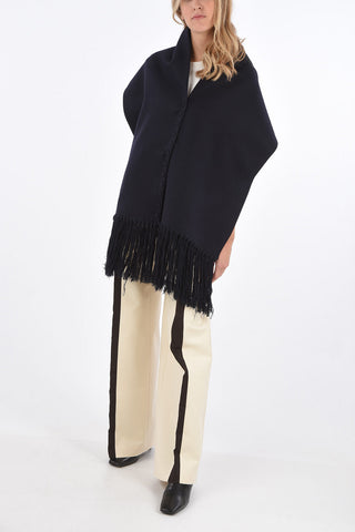 Cashmere Maxi Scarf with Buttons