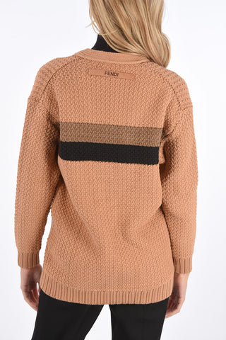 v-neck PEQUIN CHUNKY cardigan