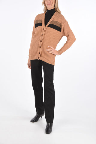 v-neck PEQUIN CHUNKY cardigan