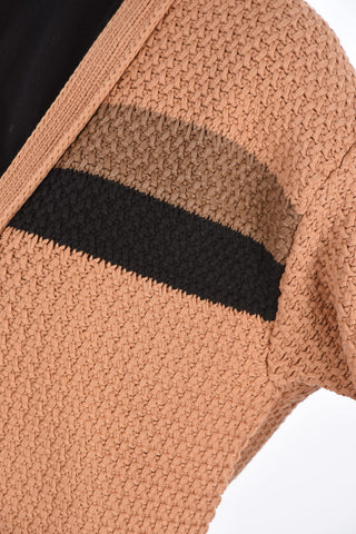 v-neck PEQUIN CHUNKY cardigan