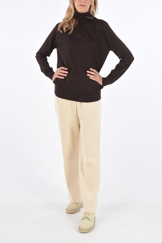 cashmere turtle-neck sweater