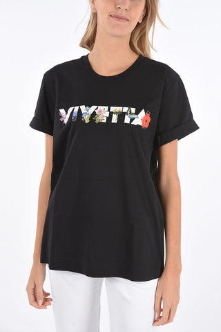 printed crew-neck t-shirt