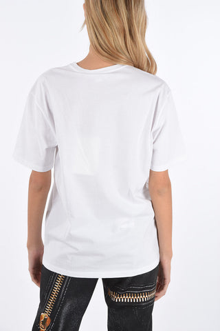 heart printed oversized t-shirt