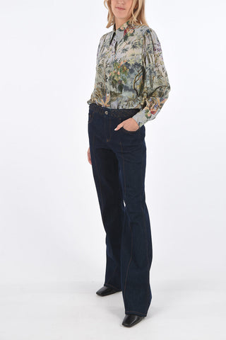 Dark Wash Stretch Bootcut Denims
