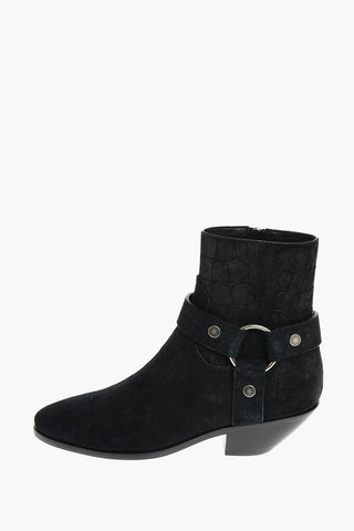 Western Suede FAKE COCCO KENYA Booties