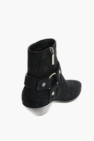 Western Suede FAKE COCCO KENYA Booties