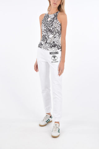 STELLA MCCARTNEY stretch cheetah-print TRUEPUR top