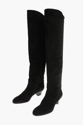 Stivali Sopra al Ginocchio SIENNA BOOT in Camoscio