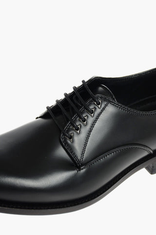Laced VEAU SPORTIF Derby Shoes Metal Eyelet 