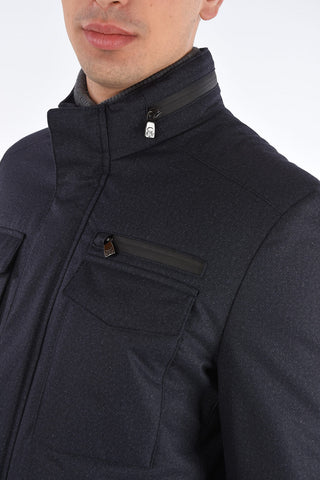 ID Multipocket Padded Jacket with Removable Hood