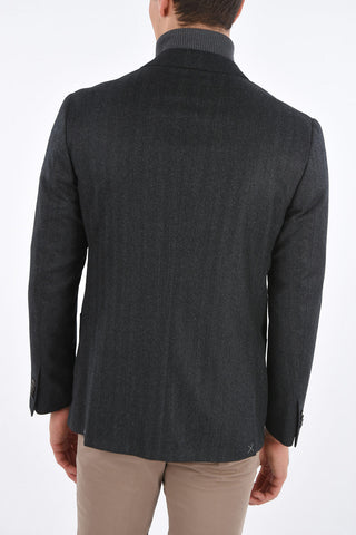 CC COLLECTION Side Vents RIGHT Shadow Stripes Blazer