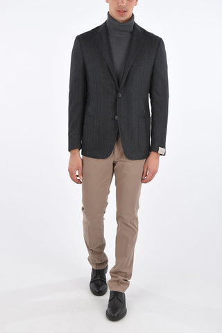 CC COLLECTION Side Vents RIGHT Shadow Stripes Blazer