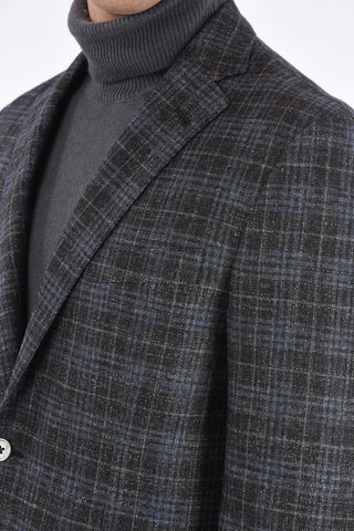 District Check GATE Blazer with 2 Patch Pockets