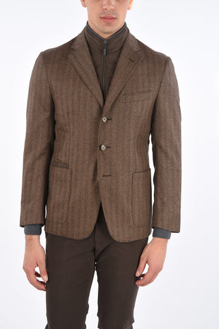 CC COLLECTION RIGHT Semi-quilted Blazer with Removable Details