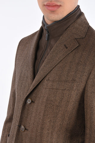 CC COLLECTION RIGHT Semi-quilted Blazer with Removable Details
