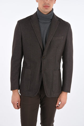 ID Pheasant's Eye Blazer with Patch Pockets