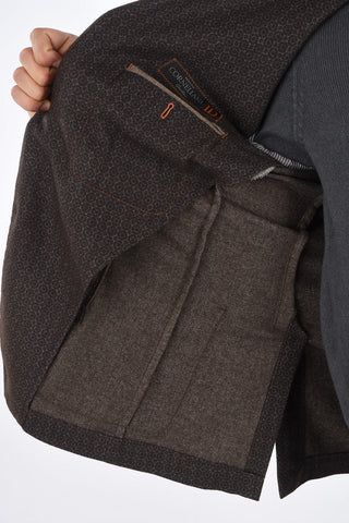 ID Pheasant's Eye Blazer with Patch Pockets