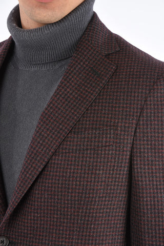 CC COLLECTION SPORTSWEAR Mini Check Blazer with Flap Pockets