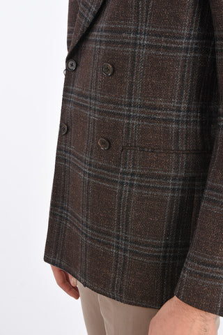 CC COLLECTION Giacca Doppiopetto REWARD Windowpane Check