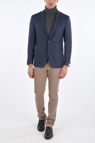 District Check Blazer GATE with Patch Pocket