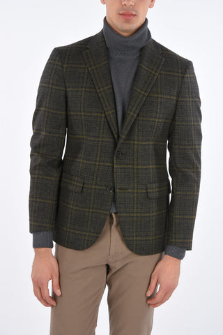 CC COLLECTION Unlined District Check Blazer