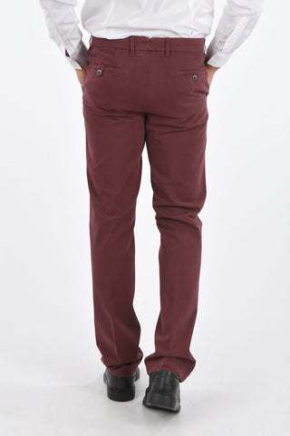 ID Cotton-twill Mid-waisted Chino Pants