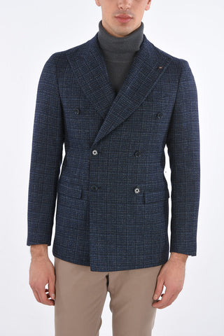 CC COLLECTION Peak Lapel REWARD Double Breasted Blazer