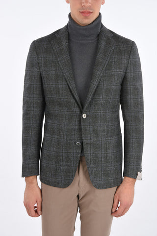 District Check GATE Blazer with 2 Patch Pockets