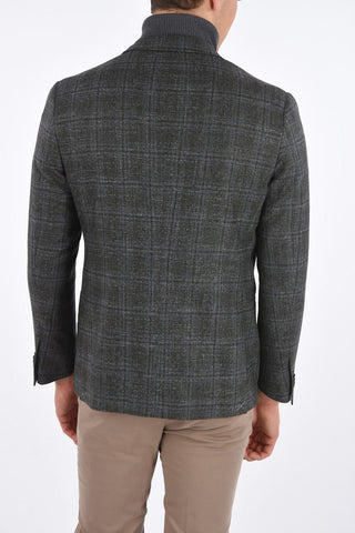 District Check GATE Blazer with 2 Patch Pockets